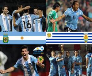 yapboz Arjantin - Uruguay, çeyrek finalde, Arjantin 2011